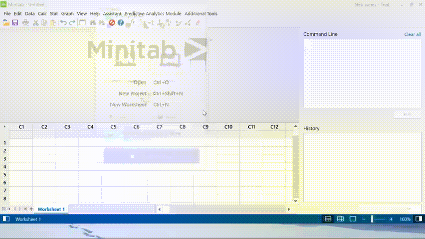 How to Create a Python Visual in Minitab
