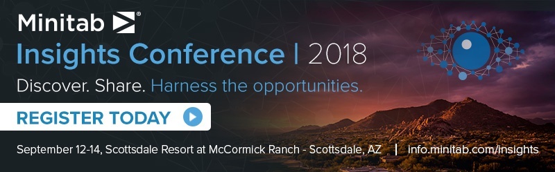 Register Today: Minitab Insights Conference 2018