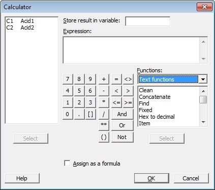 Calculator to Manipulate Text Data Calculator to Manipulate Text Data