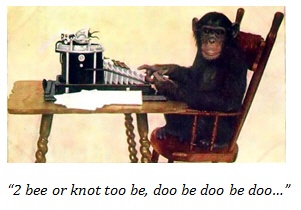 monkey typing