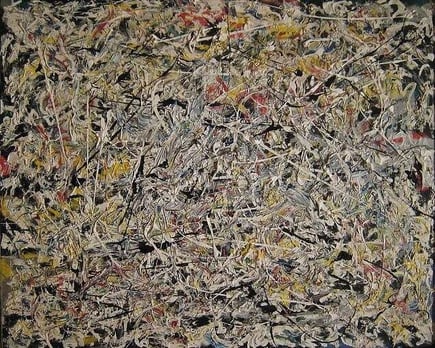 Jackson Pollock, White Light, 1954