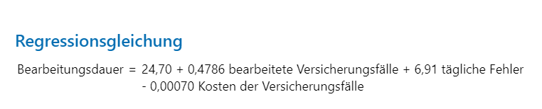 regressionsgleichung