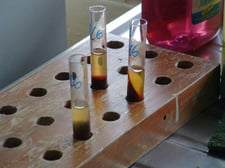 Scientists doing their work