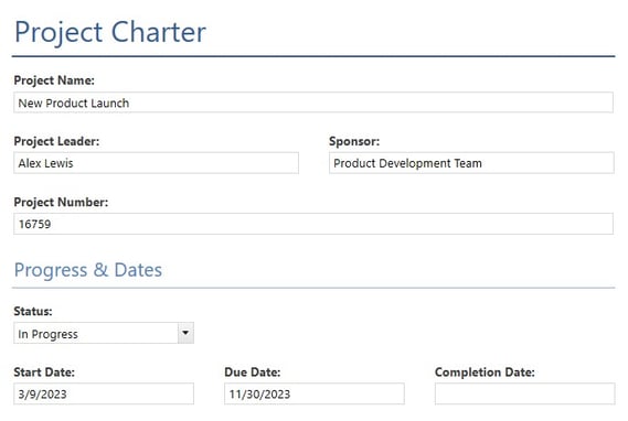 CI Tools Blog_Project Charter