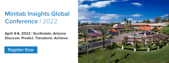 Details zur Minitab Insights Conference, die vom 4. bis 6. April 2022 in Phoenix, Arizona, USA stattfindet