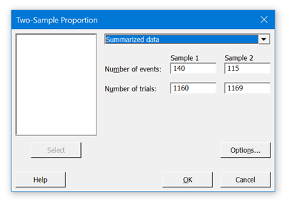 Two-Sample Proportion