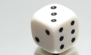 probability - What is the average of rolling two dice and only