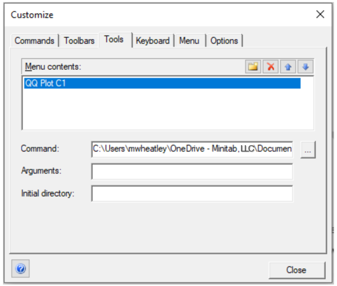 Quickly Run a Python Script with a Button in Minitab