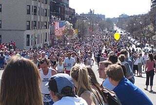 Mile 25 from the 2005 Boston Marathon