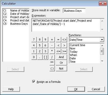 Subtracting 1 from the formula