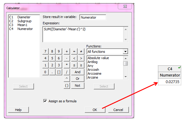numerator for Sp