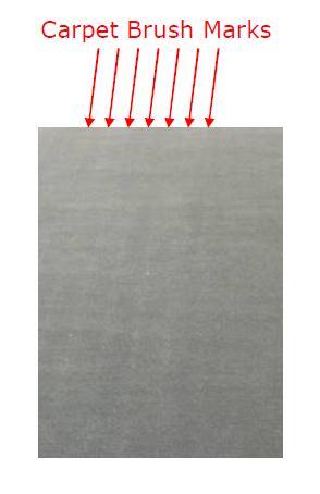 Carpet Brush Marks