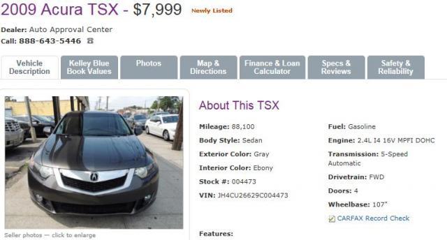 Description of Car