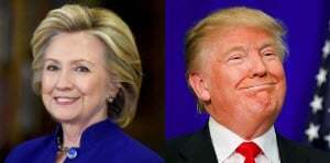 clinton and trump