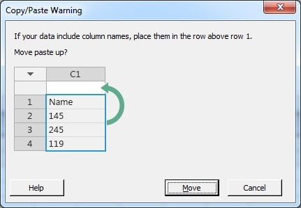 Copy Paste Warning