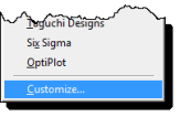 customize statistical software menu