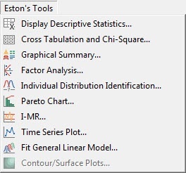 customized statistics menu