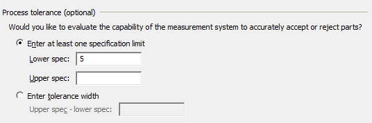 gage r and r process tolerance