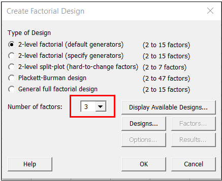 select three factors