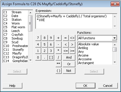 percentage dialog