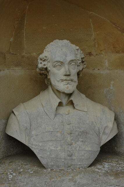 Shakespeare's bust at the Temple of British Worthies