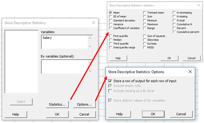 dialog boxes