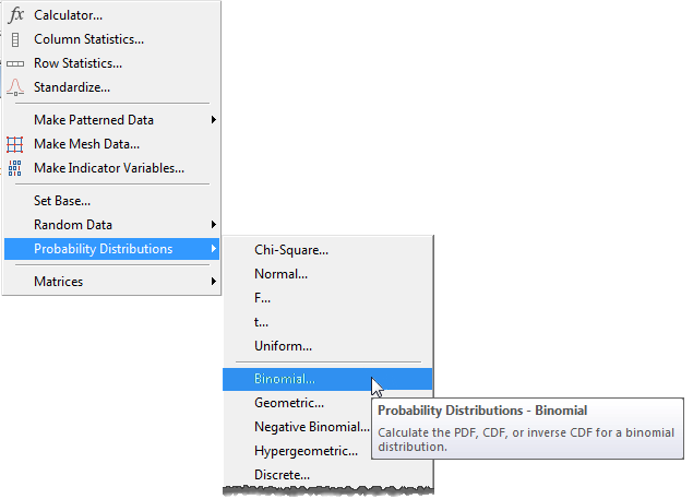 minitab express calculator