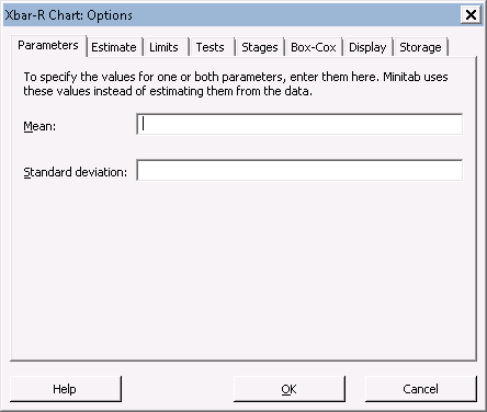 control chart minitab