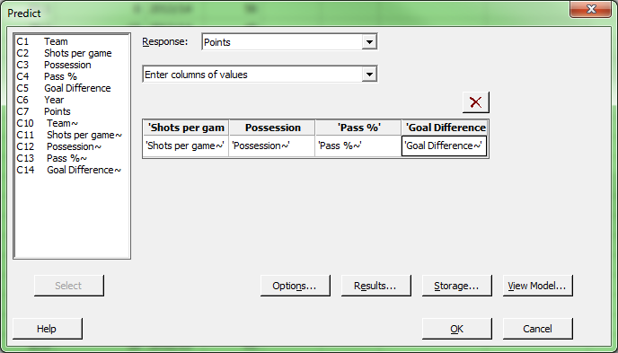 Predicting The Barclay S Premier League With Regression Analysis