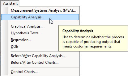 Minitab process capability analysis Cpk Ppk supplier choose