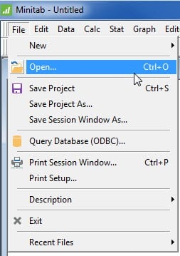 File Open dialog