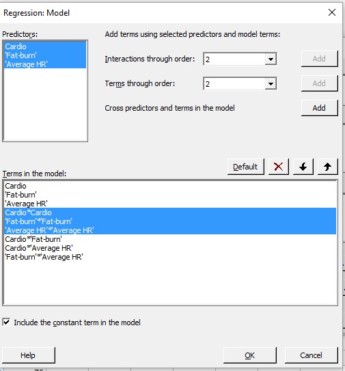 fitbit regression subdialog