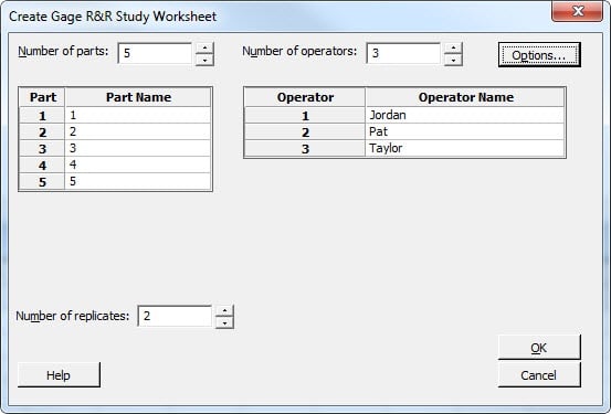 gage r&r minitab