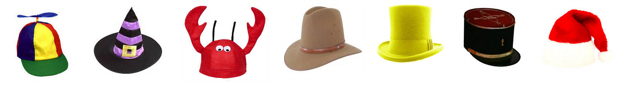 7 hats