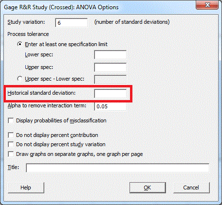 Options Subdialog