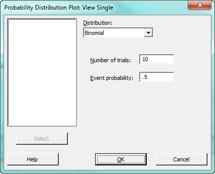 bar chart creation dialog